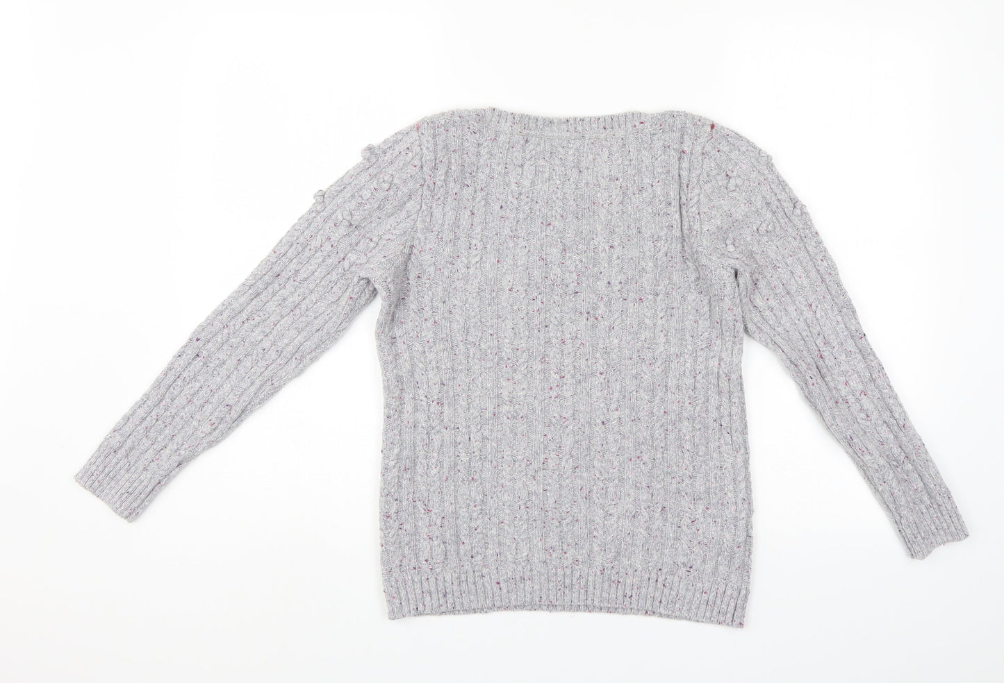 Womens UK Size  Preworn Grey Pullover Jumper