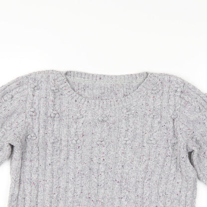Womens UK Size  Preworn Grey Pullover Jumper