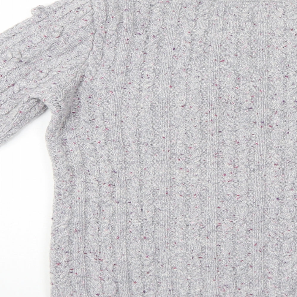 Womens UK Size  Preworn Grey Pullover Jumper