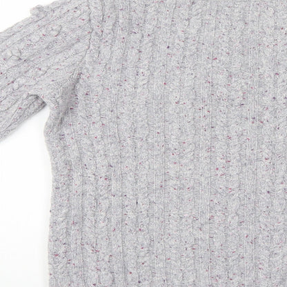 Womens UK Size  Preworn Grey Pullover Jumper