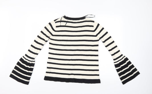 Brave Soul Womens Multicoloured Striped  Pullover Jumper Size 12