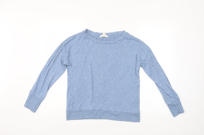 The Lounge Edit Womens Blue   Pullover Jumper Size 8