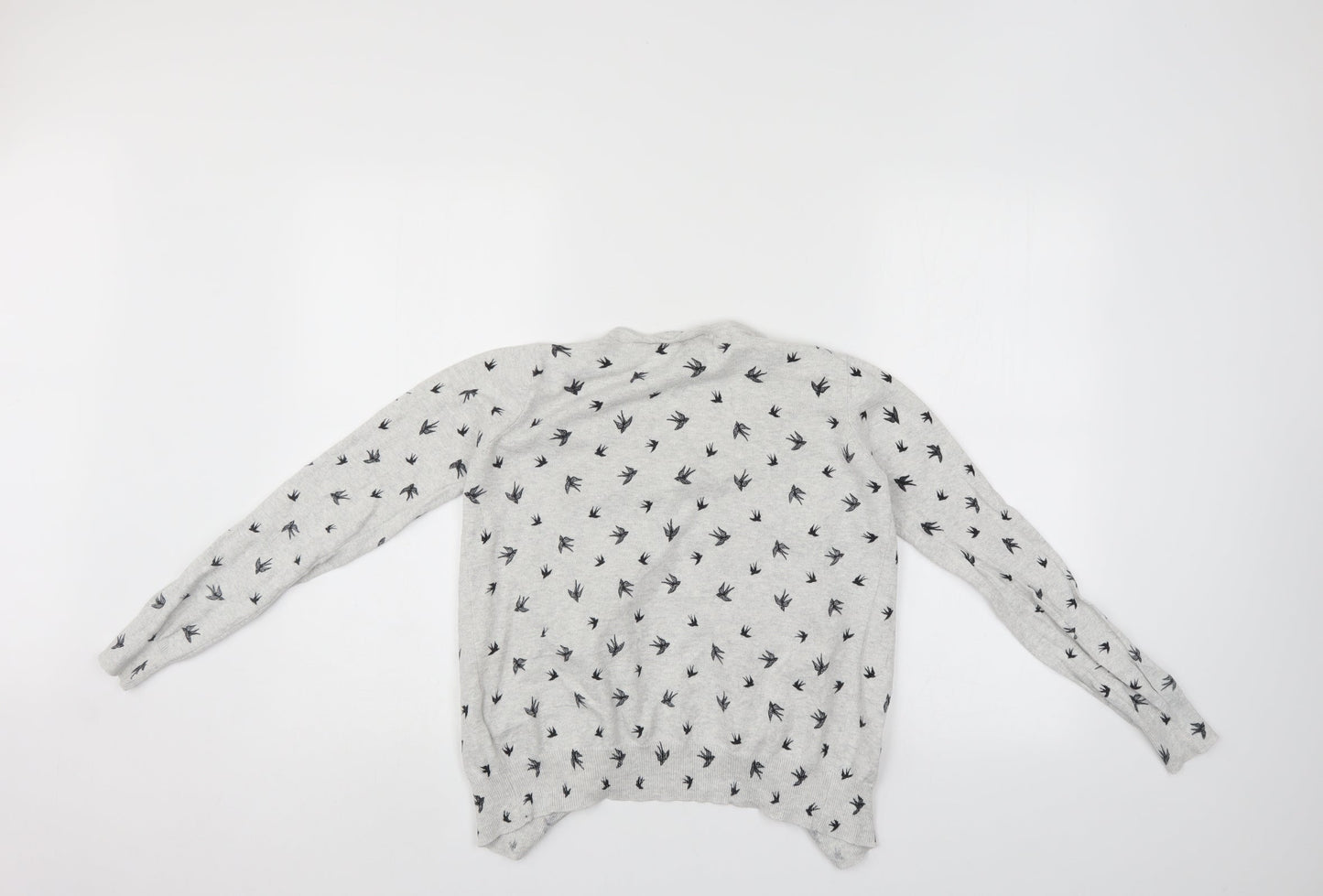 Womens UK Size 10 Atmosphere Grey Shrug Jumper