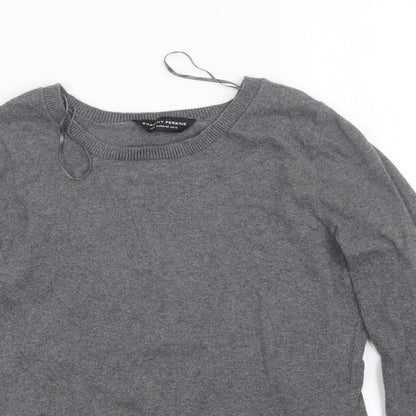 Womens UK Size 12 Dorothy Perkins Grey Pullover Jumper