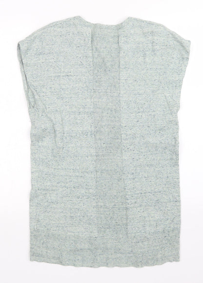 Womens UK Size 8 Warehouse Green Vest Jumper