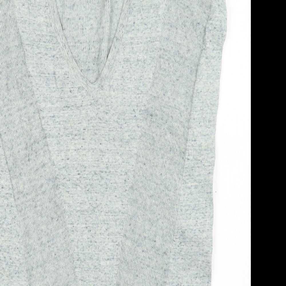 Womens UK Size 8 Warehouse Green Vest Jumper