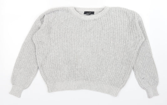 FOREVER 21 Womens Grey   Pullover Jumper Size M