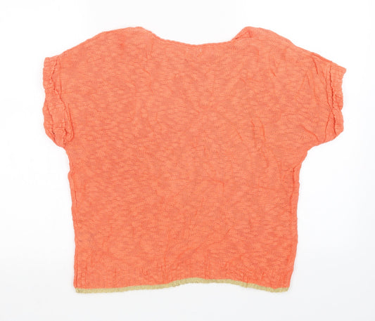George Womens Orange   Pullover Jumper Size 12
