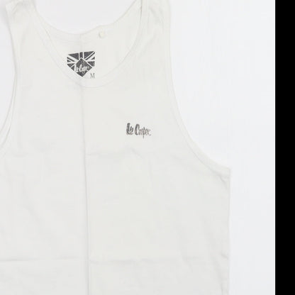 Lee Cooper Womens White   Basic Tank Size M