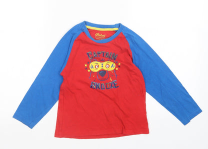 Primark Boys Multicoloured    Pyjama Top Size 5-6 Years