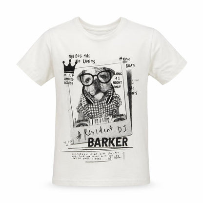 George Boys White   Basic T-Shirt Size 6-7 Years