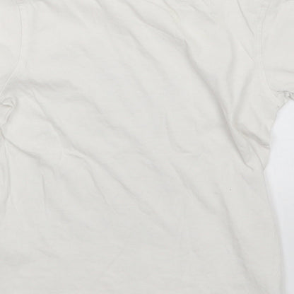 George Boys White   Basic T-Shirt Size 6-7 Years