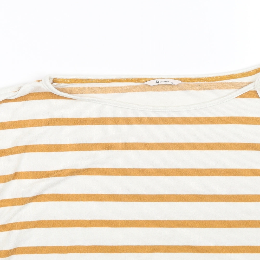 TU Womens Multicoloured Striped  Pullover Jumper Size 10