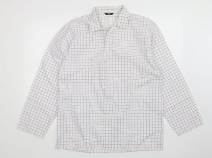 Mens UK Size M M&S Multicoloured  Button-Up Long Sleeve Casual Shirt