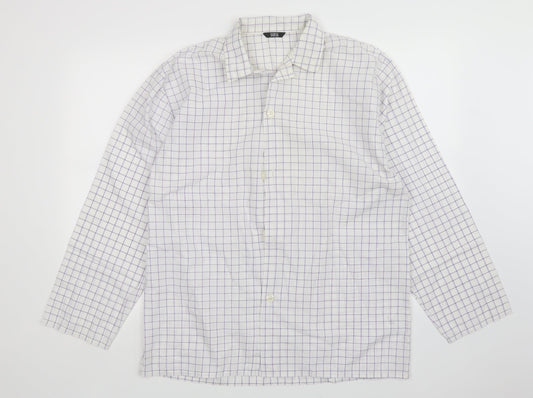 Mens UK Size M M&S Multicoloured  Button-Up Long Sleeve Casual Shirt