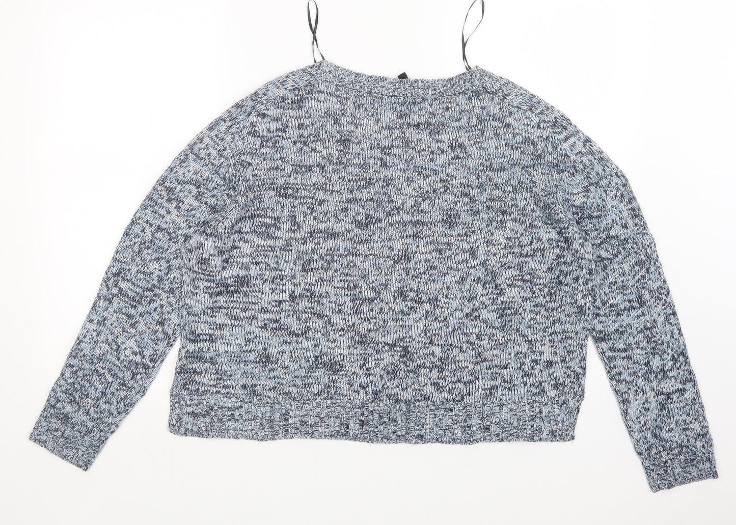 Womens UK Size L H&M Blue Pullover Jumper