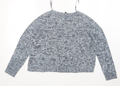 Womens UK Size L H&M Blue Pullover Jumper