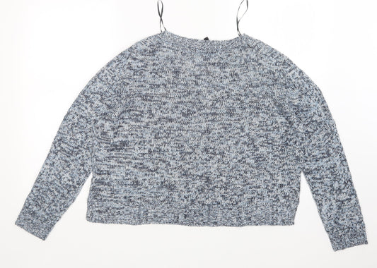 Womens UK Size L H&M Blue Pullover Jumper