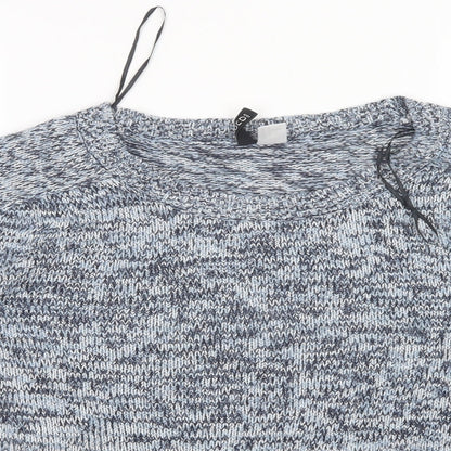 Womens UK Size L H&M Blue Pullover Jumper