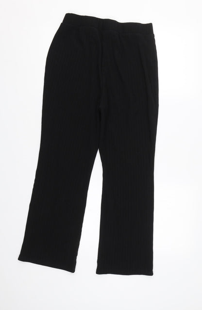 Womens UK Size 12 Papaya Regular Fit  Black Trousers