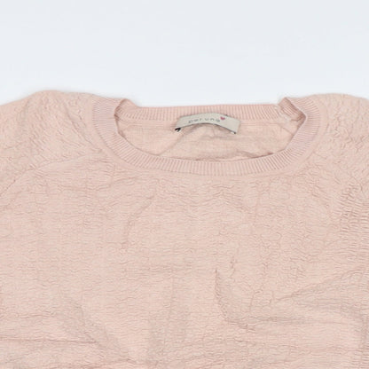 Womens UK Size 14 M&S Pink Pullover Jumper