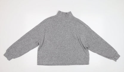 Womens UK Size S New Look Grey Pullover Jumper