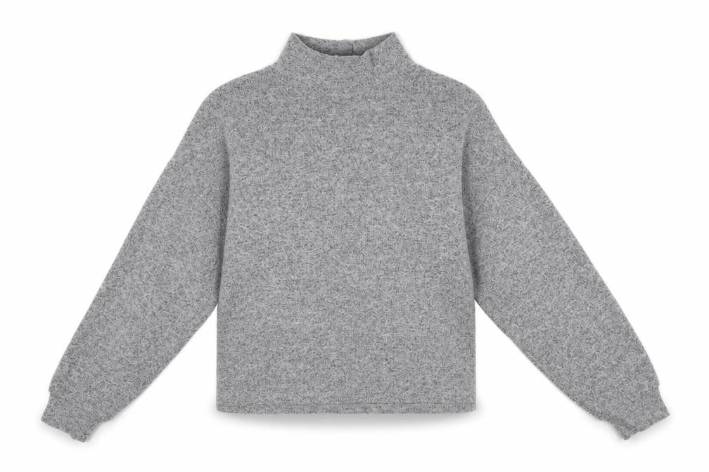 Womens UK Size S New Look Grey Pullover Jumper