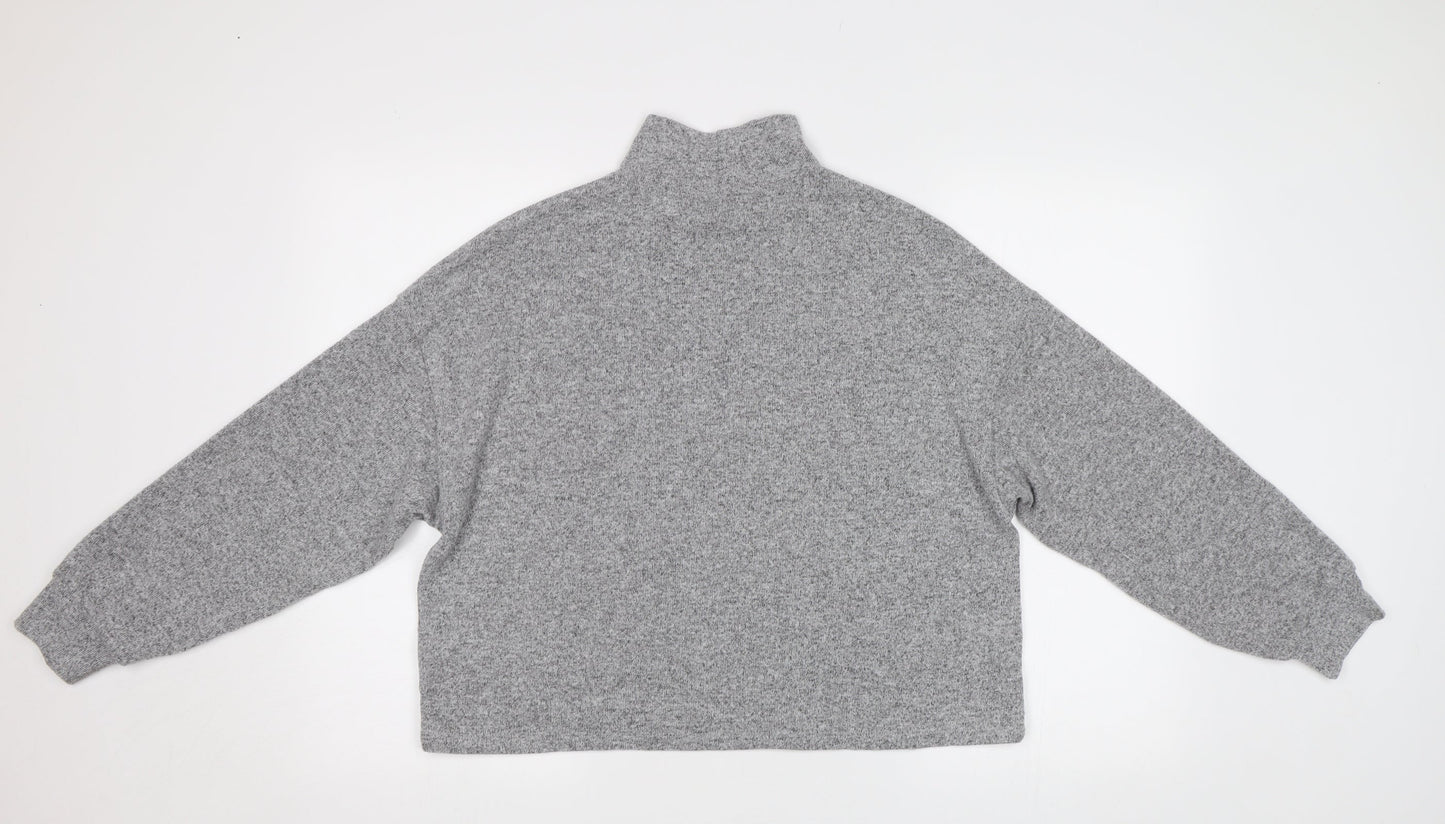 Womens UK Size S New Look Grey Pullover Jumper