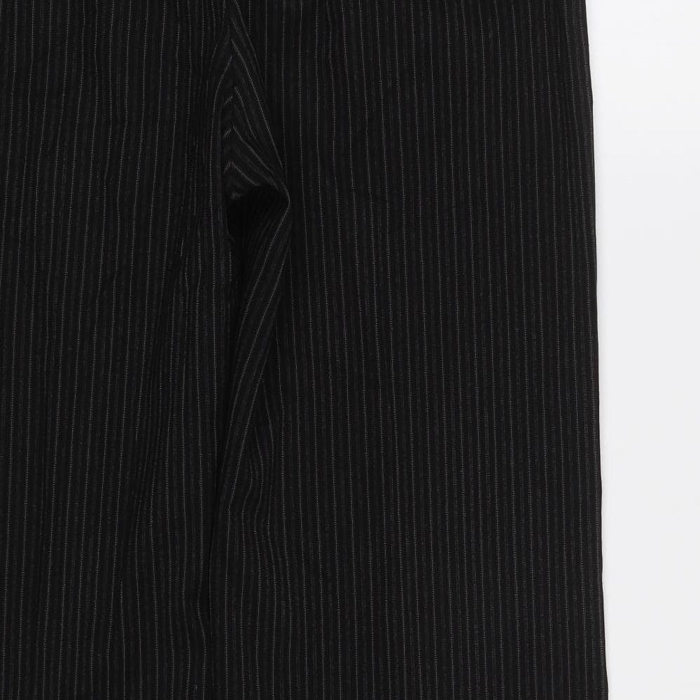 Womens UK Size 12 Dorothy Perkins Regular Fit Dress Pants Black Trousers