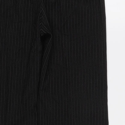 Womens UK Size 12 Dorothy Perkins Regular Fit Dress Pants Black Trousers