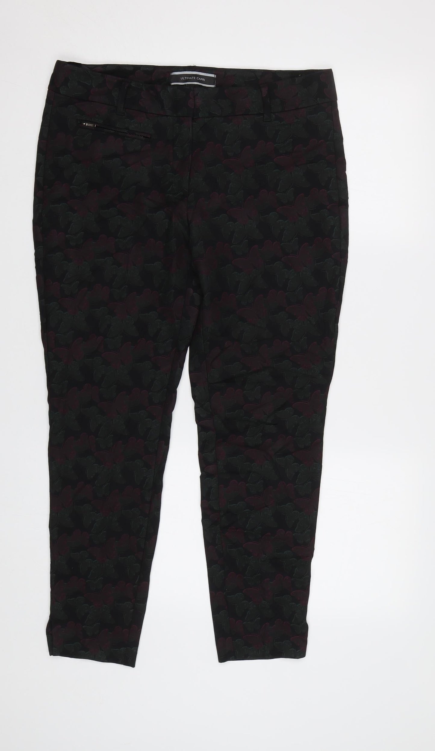 Womens UK Size 12 NEXT Regular Fit Jegging Green Trousers
