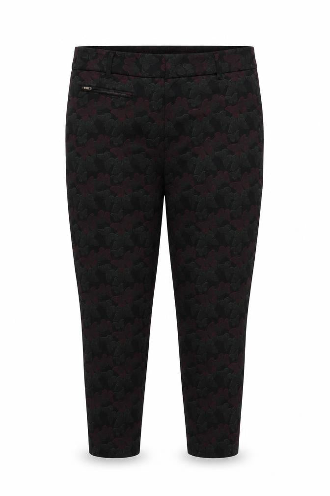 Next Womens Green Floral  Jegging Trousers Size 12 L27 in