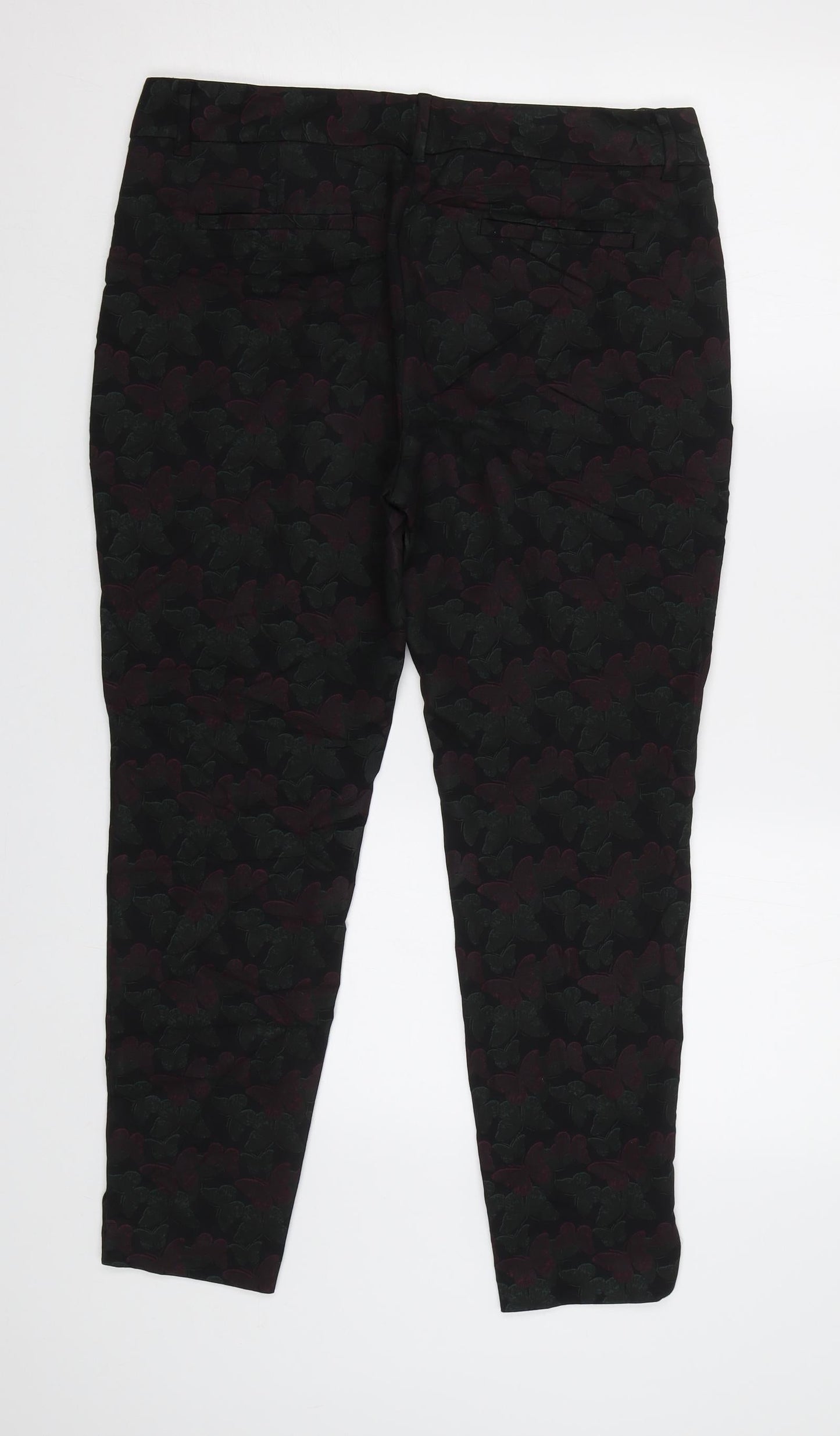 Womens UK Size 12 NEXT Regular Fit Jegging Green Trousers