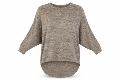 Womens UK Size S New Look Beige Pullover Jumper