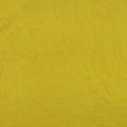 Stiock Shop Womens Yellow   Pullover Jumper Size XL