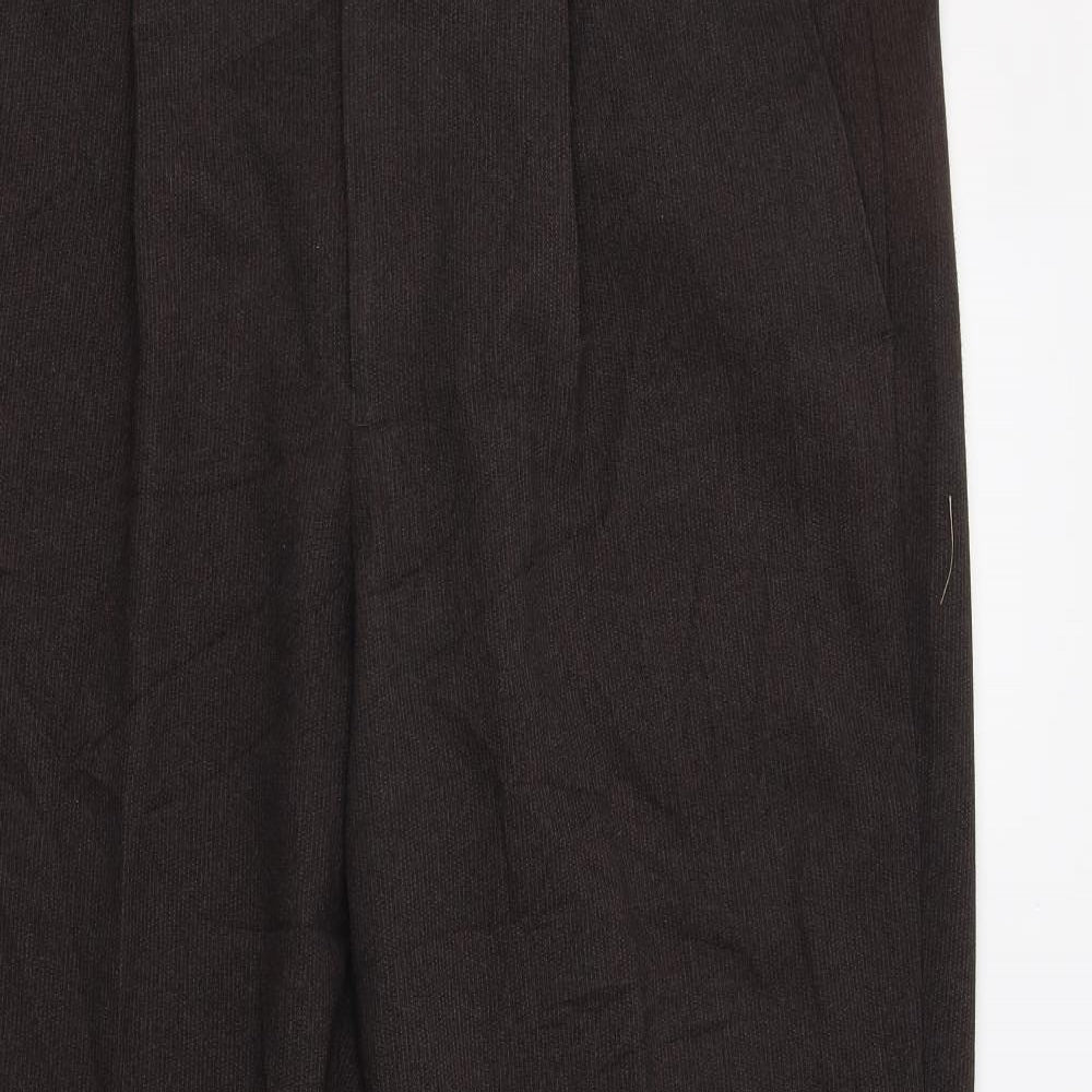 Womens UK Size 38 BHS Regular Fit  Brown Trousers