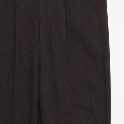 Womens UK Size 38 BHS Regular Fit  Brown Trousers