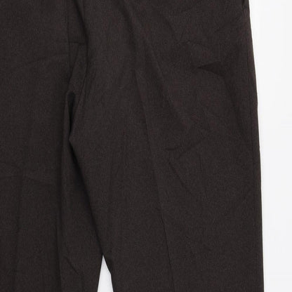 Womens UK Size 38 BHS Regular Fit  Brown Trousers