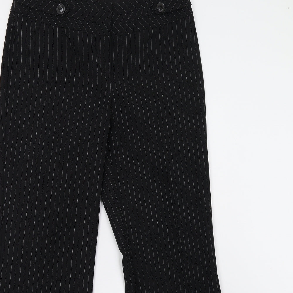Womens UK Size 10 Evie Regular Fit  Black Trousers