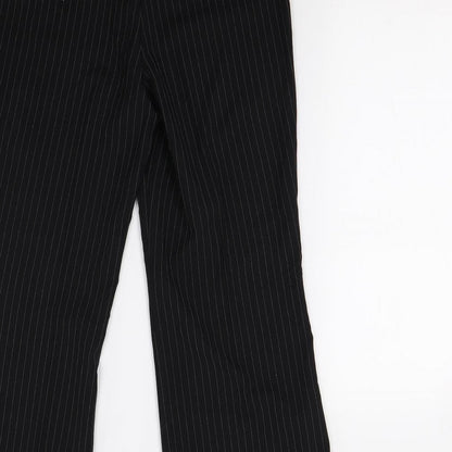 Womens UK Size 10 Evie Regular Fit  Black Trousers