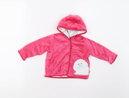 M&S Girls Pink   Jacket  Size 3-6 Months