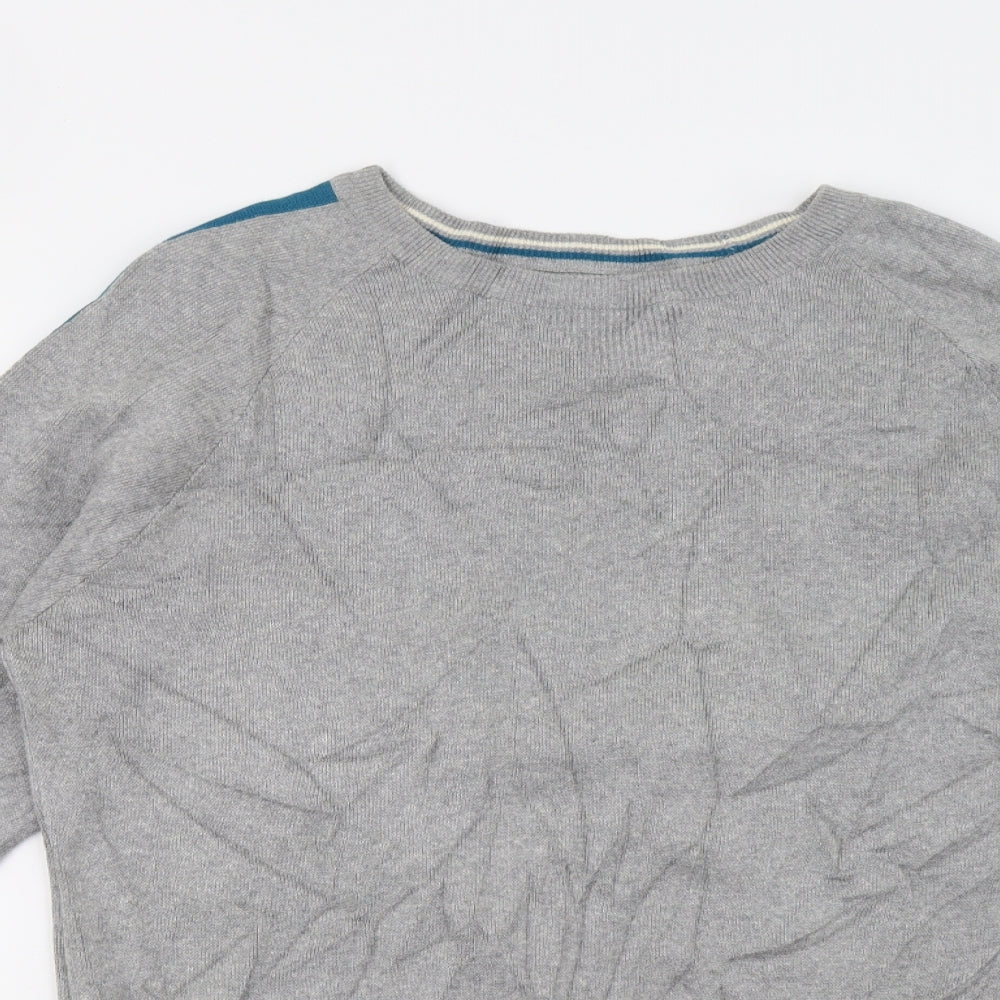 Matalan Mens Grey  Knit Pullover Jumper Size L