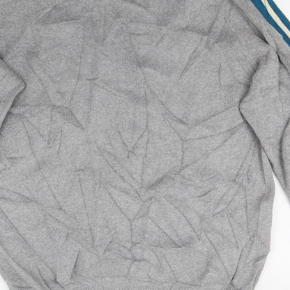 Matalan Mens Grey  Knit Pullover Jumper Size L