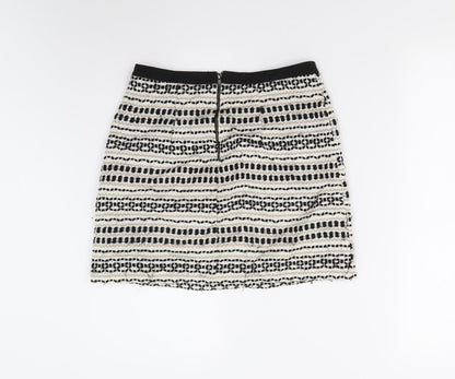 New Look Womens Multicoloured Geometric  Mini Skirt Size 8