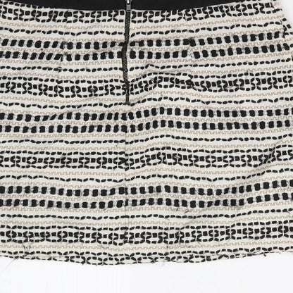 New Look Womens Multicoloured Geometric  Mini Skirt Size 8