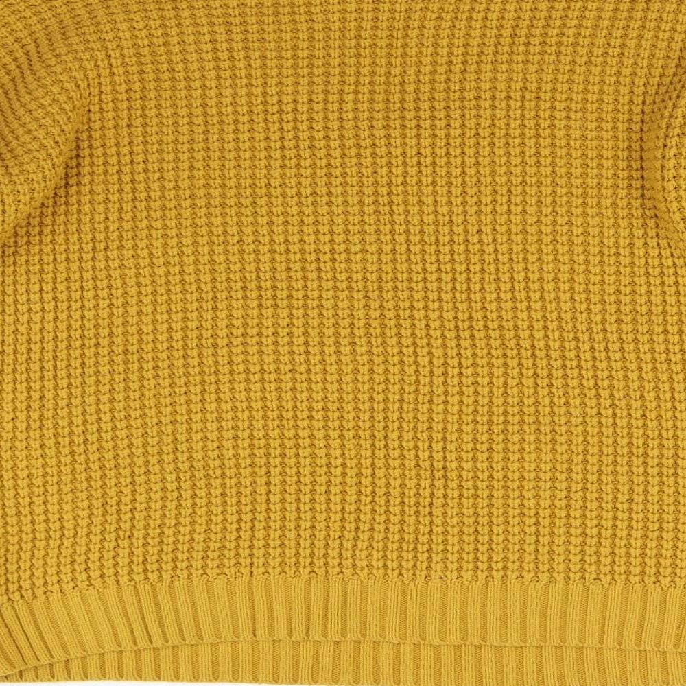 Womens UK Size S New Look Yellow Pullover Jumper