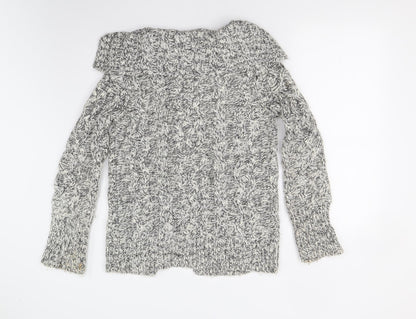 Womens UK Size S NEXT Grey Cardigan Jumper