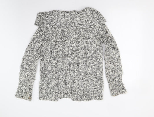 Womens UK Size S NEXT Grey Cardigan Jumper