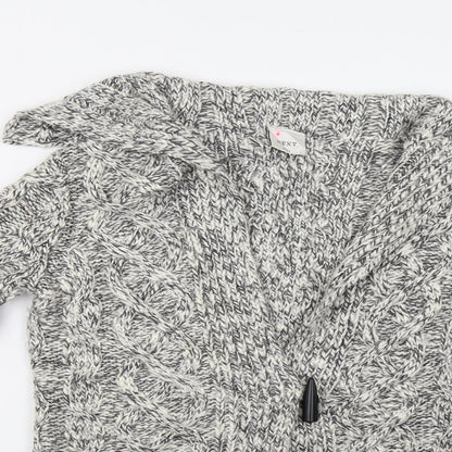 Womens UK Size S NEXT Grey Cardigan Jumper