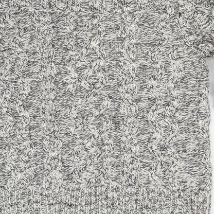 Womens UK Size S NEXT Grey Cardigan Jumper